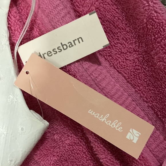 Dressbarn White Lacey Dress Size 12 - Picture 7 of 9